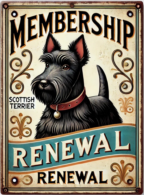 Vintage Scottie Membership Renewal Image